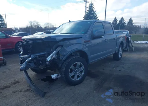 2019 Ford F-150 Lariat z USA, uszkodzony, nr VIN 1FTEW1E44KFB93503